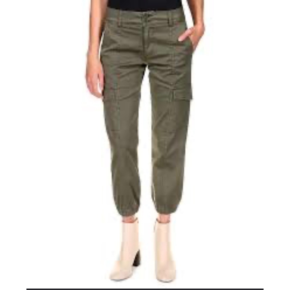 Sanctuary Rebel Standard Rise Hiker Green Cargo Jogger Pants Women Olive Utility